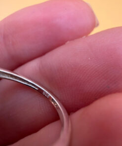 Vintage stunning 925 Sterling Silver Onyx Ring -UK Size O