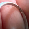 925 Sterling Silver Flower Ring with Lab Sapphire, Size K~L3