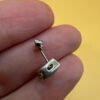 925 Sterling Silver Topaz Stud Earrings