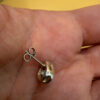 925 Sterling Silver Topaz Stud Earrings