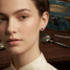 925 Sterling Silver Amethyst Stud Earrings