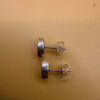 925 Sterling Silver Amethyst Stud Earrings