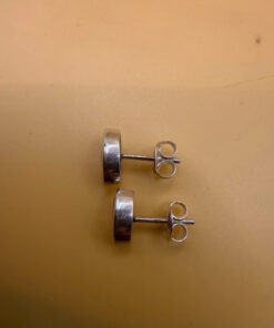 925 Sterling Silver Amethyst Stud Earrings
