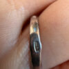 Soviet vintage 925 sterling silver ring 90s Uk size O (vv)