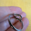Soviet vintage 925 sterling silver ring 90s Uk size O (vv)