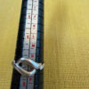 Soviet vintage 925 sterling silver ring 90s Uk size O (vv)