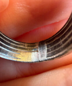 Vintage sterling silver ring Uk size N (vv)