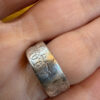 Vintage sterling silver ring Uk size N (vv)