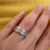 Vintage sterling silver ring Uk size N (vv)