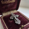Sterling silver cross 1 cm Vv