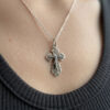 Sterling silver cross 1 cm Vv