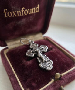 Sterling silver cross 1 cm Vv