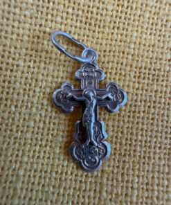 Sterling silver cross 1 cm Vv