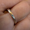 925 sterling silver vintage filigree ring, size O (vv)