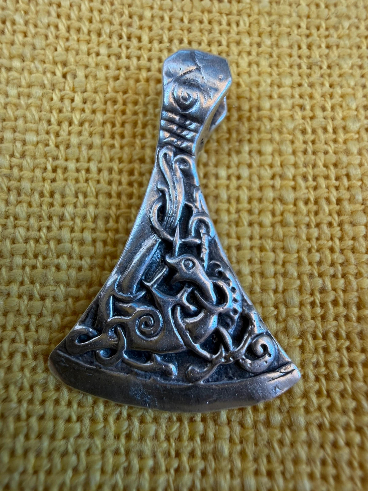Mammen Axe Pendant sterling silver – Viking Norse Warrior Amulet v1