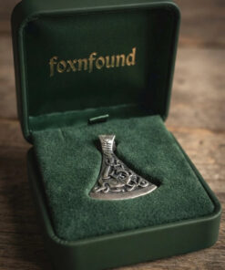 Mammen Axe Pendant sterling silver – Viking Norse Warrior Amulet v1