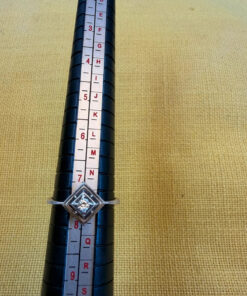 Soviet Era golden plated Sterling Silver 925 Ring Vintage Baltic Treasure ,Size O 1/2 (v1)