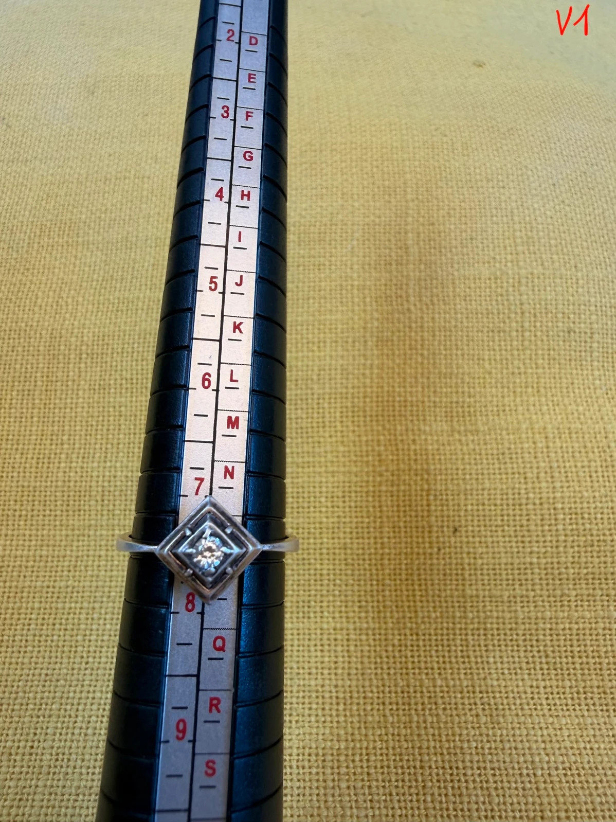 Soviet Era golden plated Sterling Silver 925 Ring Vintage Baltic Treasure ,Size O 1/2 (v1)
