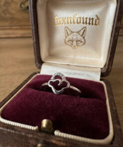 Moonlit Cloud Ring, Sterling Silver 925, Size N(v1)
