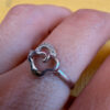 Moonlit Cloud Ring, Sterling Silver 925, Size N(v1)