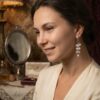 Natural Milky Quartz Beaded Silver
Earrings