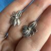 Vintage Soviet Union 925 Sterling Silver Earrings ~200