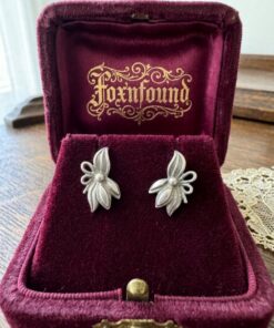 Vintage Soviet Union 925 Sterling Silver Earrings ~200