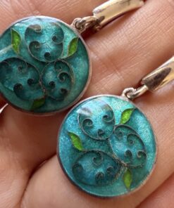 Handcrafted Georgian sterling Silver Minankari Earrings ~200