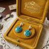 Handcrafted Georgian sterling Silver Minankari Earrings ~200