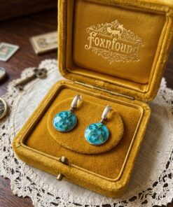 Handcrafted Georgian sterling Silver Minankari Earrings ~200