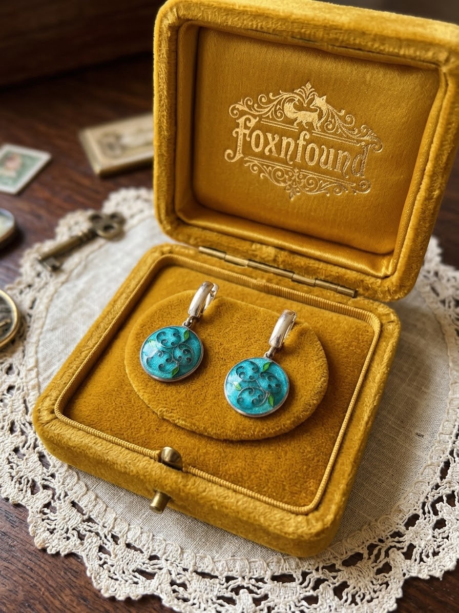 Handcrafted Georgian sterling Silver Minankari Earrings ~200