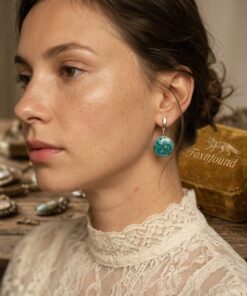 Handcrafted Georgian sterling Silver Minankari Earrings ~200