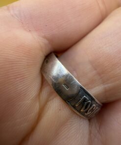 Vintage 925 Sterling Silver Religious Ring “Lord, Save and Protect” – Size R / US 8¾