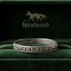 Vintage «Save and Protect" 925 Sterling Silver Protective Ring — Size R (US 8.75–9)~31