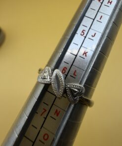 Vintage Soviet 925 Silver Ring — Size M~209