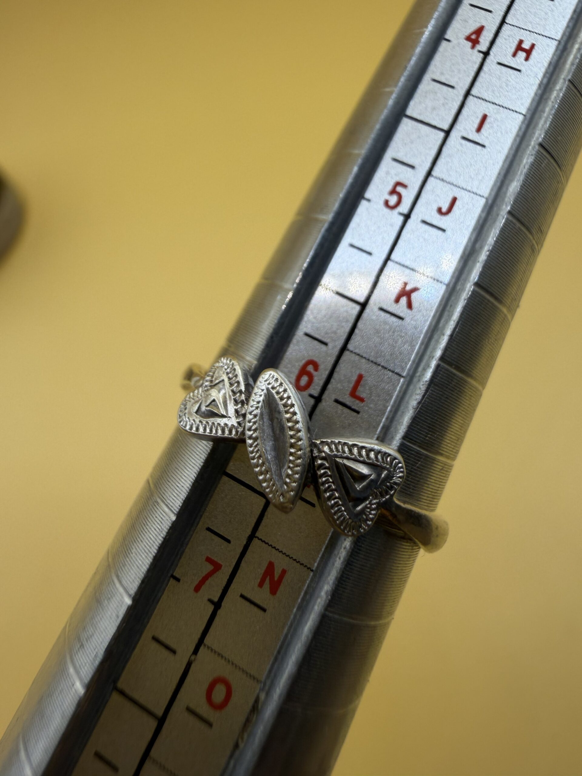 Vintage Soviet 925 Silver Ring — Size M~209 image 6