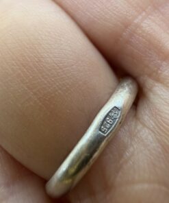 Vintage Soviet 925 Silver Ring — Size M~209