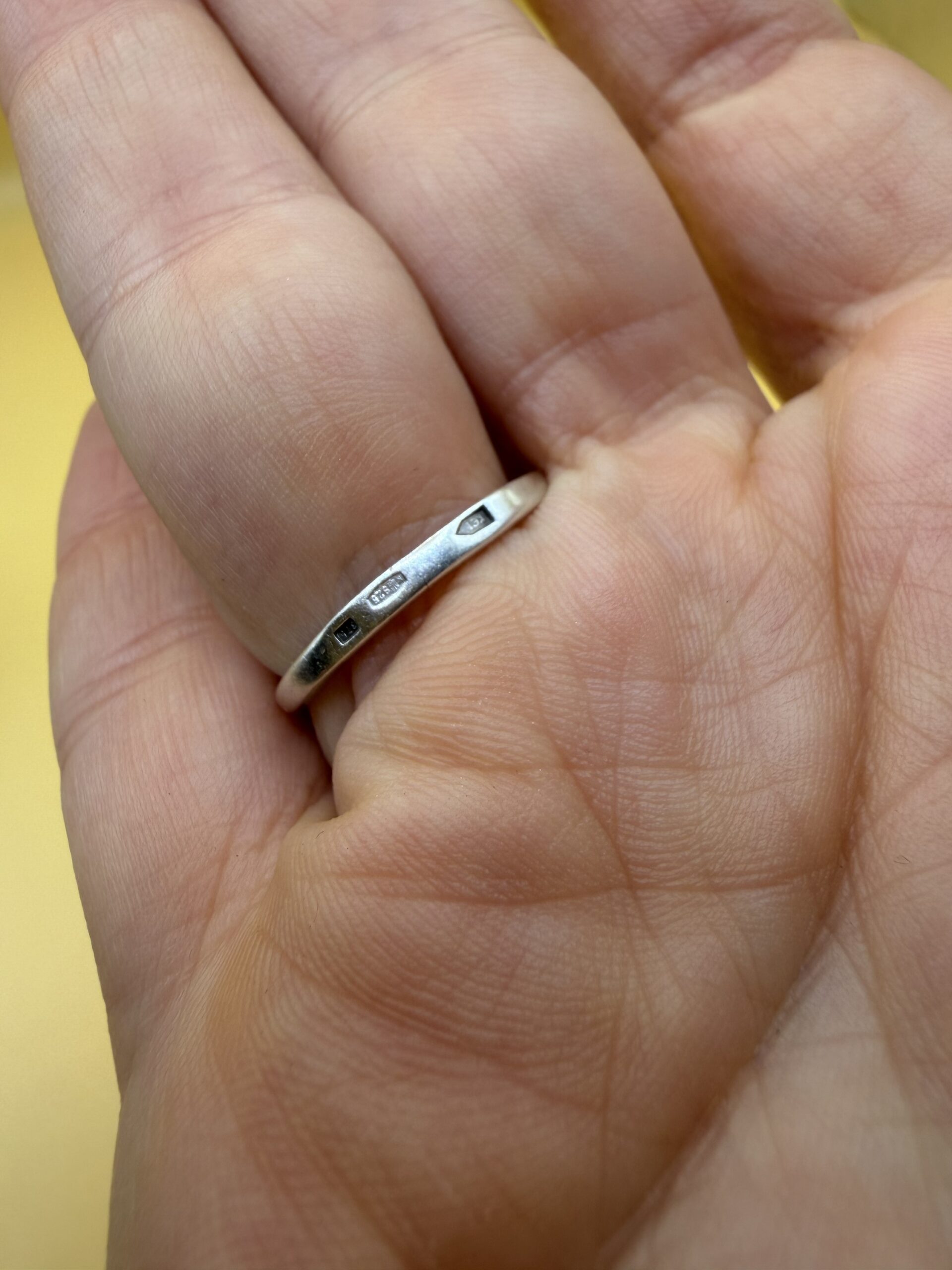 Vintage Soviet Ring, 1990s, size L,Sterling Silver 925~209 image 3