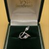 Vintage Sterling Silver 925 Marquise CZ Leaf Sprout Ring – UK Size N – 2.74g~211