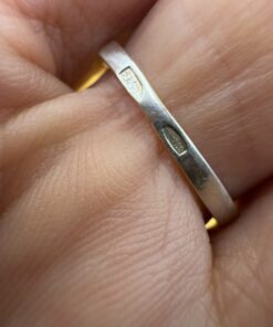 Unique Sterling Silver Mantra Ring (Size O)