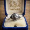 Unique Sterling Silver Mantra Ring (Size O)