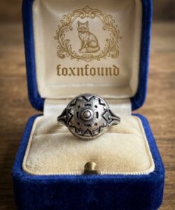 Unique Sterling Silver Mantra Ring (Size O)