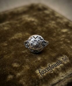Unique Sterling Silver Mantra Ring (Size O)