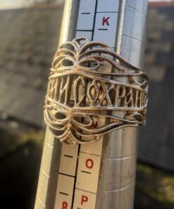 Vintage Sterling Silver Orthodox Prayer Ring 
