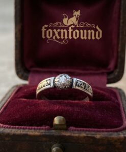 Vintage Russian Orthodox Sterling Silver Prayer Ring Jesus Prayer Church Slavonic Clear quartz Stone UK Q US 8~214
