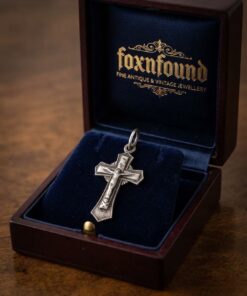Russian Orthodox Silver Crucifix Cross Pendant "Save and Protect" Spasi i Sokhrani~214