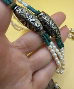 Vintage tribal statement necklace in the Afghan/Kuchi style.