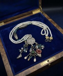 Vintage tribal statement necklace in the Afghan/Kuchi style.