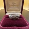 Vintage 1960s Soviet USSR 925 Silver Paisley Band Ring – UK Q / US 8~216