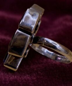 Sterling Silver 925 Amethyst Cluster Statement Ring – Size O½ – 13g